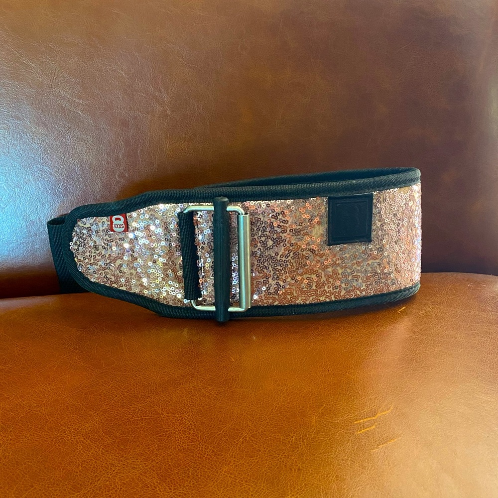 2POOD Classy Bling Weightlifting Belt - XXXS